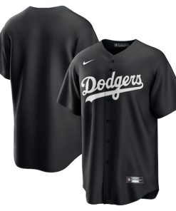 Los Angeles Dodgers Nike Lights Out Replica Jersey - Black