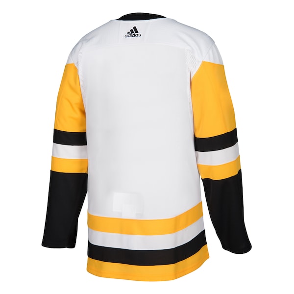 Pittsburgh Penguins adidas Away Authentic Blank Jersey - White - Image 3