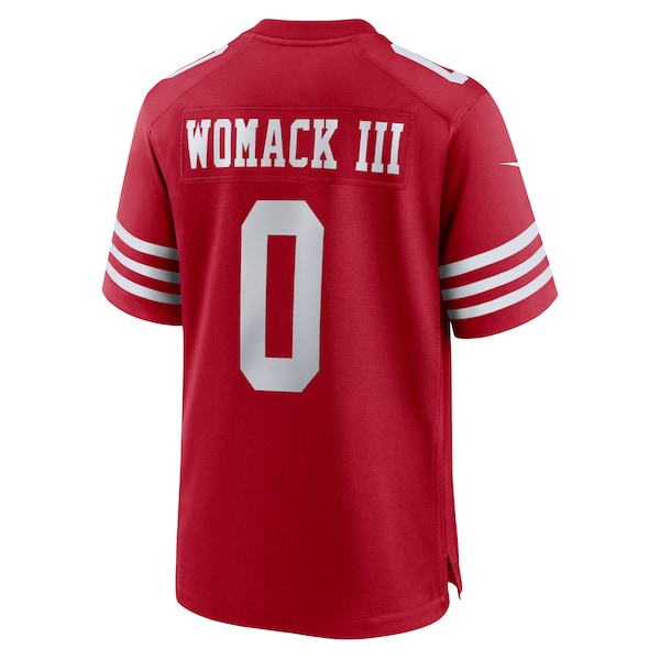 Samuel Womack III San Francisco 49ers Nike Game Jersey - Scarlet - Image 3