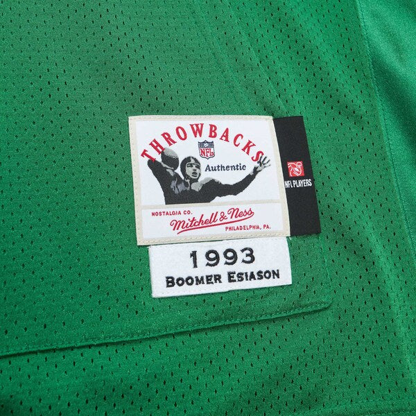 Boomer Esiason New York Jets 1993 Authentic Throwback Retired Player Pocket Jersey - Kelly Green - Image 7