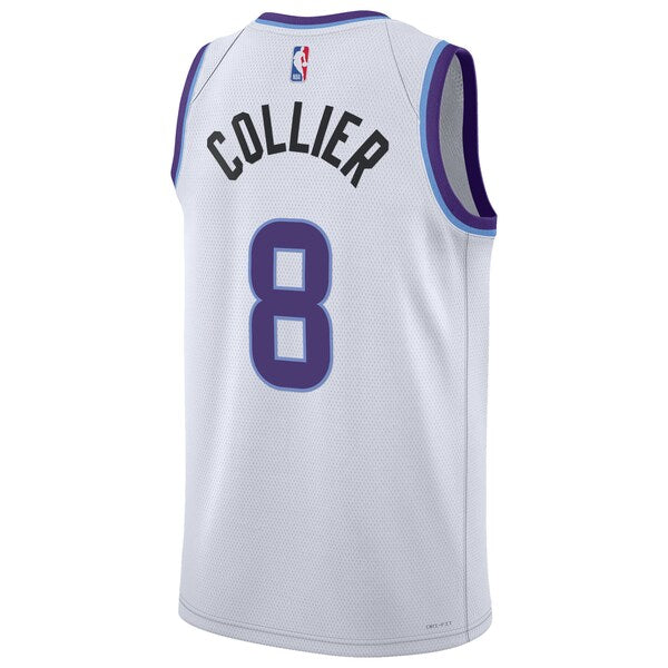 Isaiah Collier Utah Jazz Nike Unisex Swingman Jersey - Association Edition - White - Image 3
