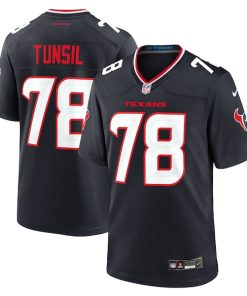 Alternative view of Laremy Tunsil Houston Texans Nike Team Game Jersey -  Navy/Red/White