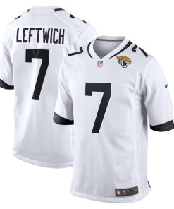 Alternative view of Byron Leftwich Jacksonville Jaguars Nike Retired Player Game Jersey - White/Teal