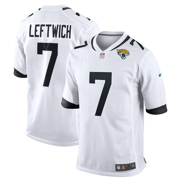 Byron Leftwich Jacksonville Jaguars Nike Retired Player Game Jersey - White/Teal - Image 2