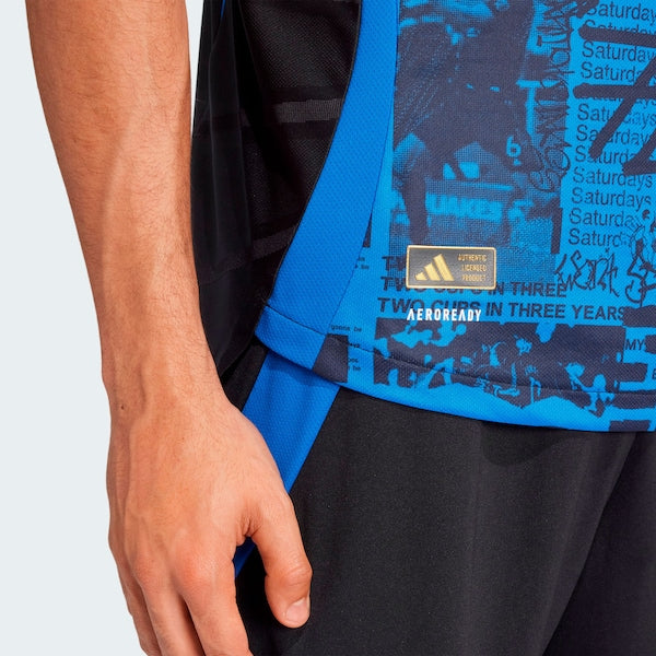 San Jose Earthquakes adidas 2025 Headliner Authentic Jersey - Black - Image 2