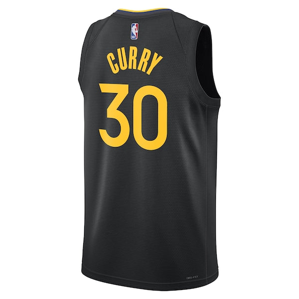 Stephen Curry Golden State Warriors Jordan Brand Unisex 2024/25 Swingman Jersey - Statement Edition - Black - Image 3