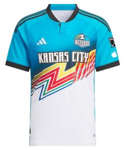 Alternative view of Sporting Kansas City adidas 2024 Archive Authentic Jersey - White