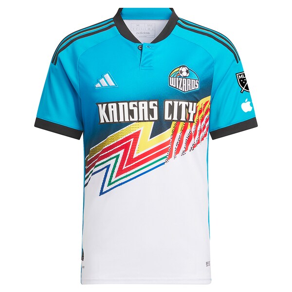 Sporting Kansas City adidas 2024 Archive Authentic Jersey - White - Image 2