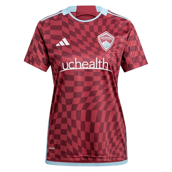 Sam Vines Colorado Rapids adidas Women's 2024 One Flag Kit Replica Player Jersey - Burgundy/Light Blue - Image 3