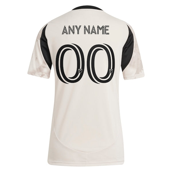New York Red Bulls adidas Women's 2025 Stone Kit Replica Custom Jersey - Tan - Image 3
