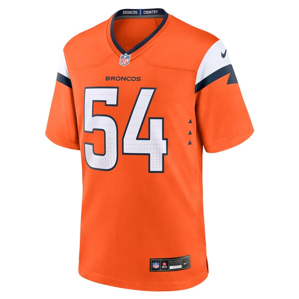 Alex Forsyth Denver Broncos Nike Team Game Jersey - Orange - Image 3