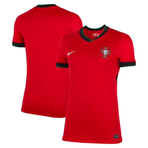 Portugal National Team Nike Women's 2024 Home Replica Blank Jersey - Red - Image 2