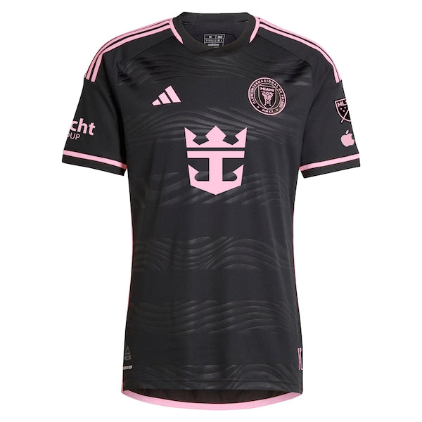 Inter Miami CF adidas 2024 La Noche Authentic Jersey - Black - Image 2