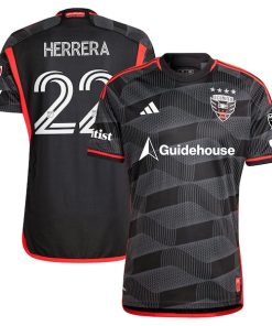 Aaron Herrera D.C. United adidas 2024 The Icon Kit Authentic Player Jersey - Black