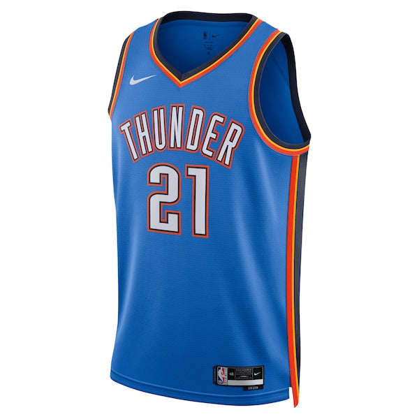 Aaron Wiggins Oklahoma City Thunder Nike Unisex Swingman Player Jersey - Icon Edition - Blue - Image 2