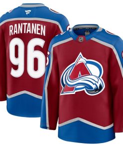 Alternative view of Mikko Rantanen Colorado Avalanche  Home Premium Jersey - Burgundy