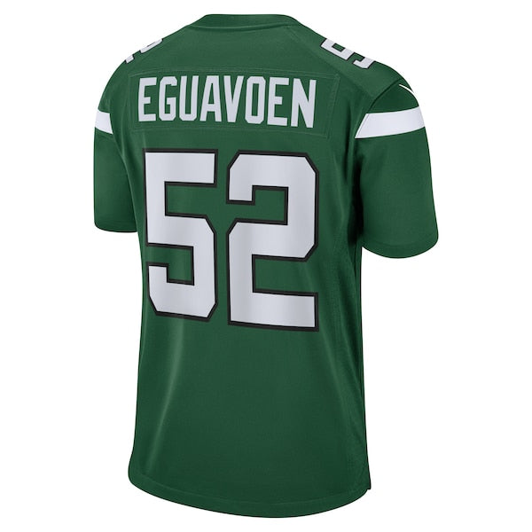 Sam Eguavoen New York Jets Nike Game Jersey - Gotham Green - Image 3