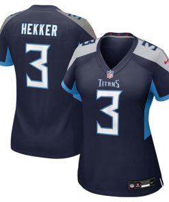 Alternative view of Johnny Hekker Tennessee Titans Nike Women's Team Game Jersey -  Navy