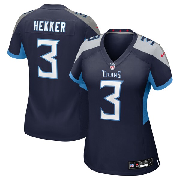Johnny Hekker Tennessee Titans Nike Women's Team Game Jersey - Navy - Image 2