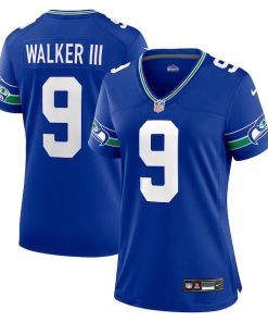 Kenneth Walker III Seattle Seahawks Nike Women's Player Jersey - Royal/Navy