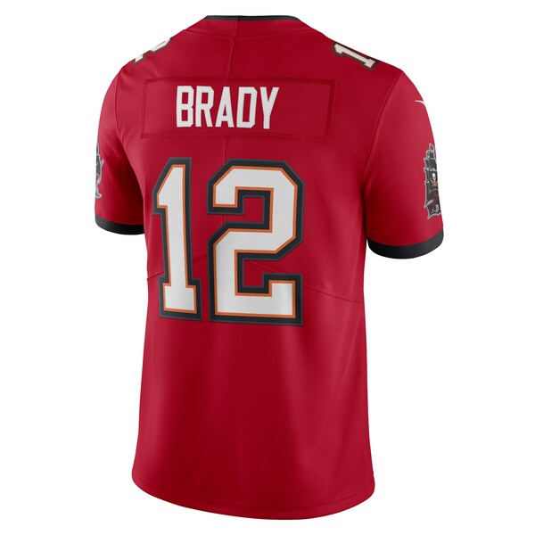 Tom Brady Tampa Bay Buccaneers Nike Captain Vapor Limited Jersey - Red - Image 3