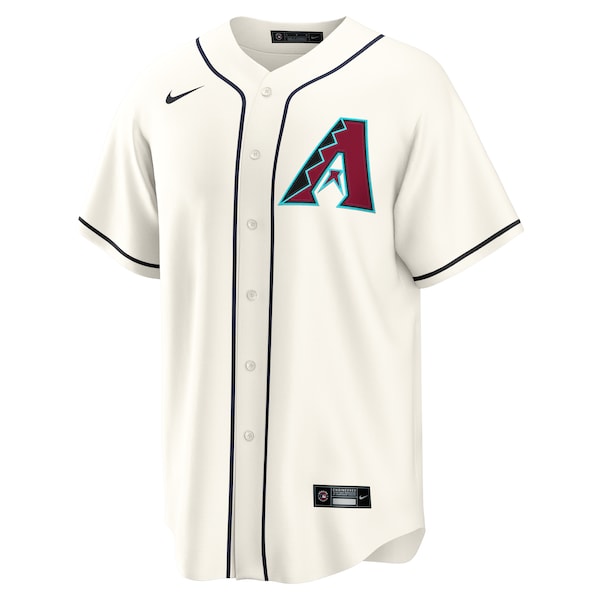 Arizona Diamondbacks Nike Home Replica Jersey - Cream - Image 2