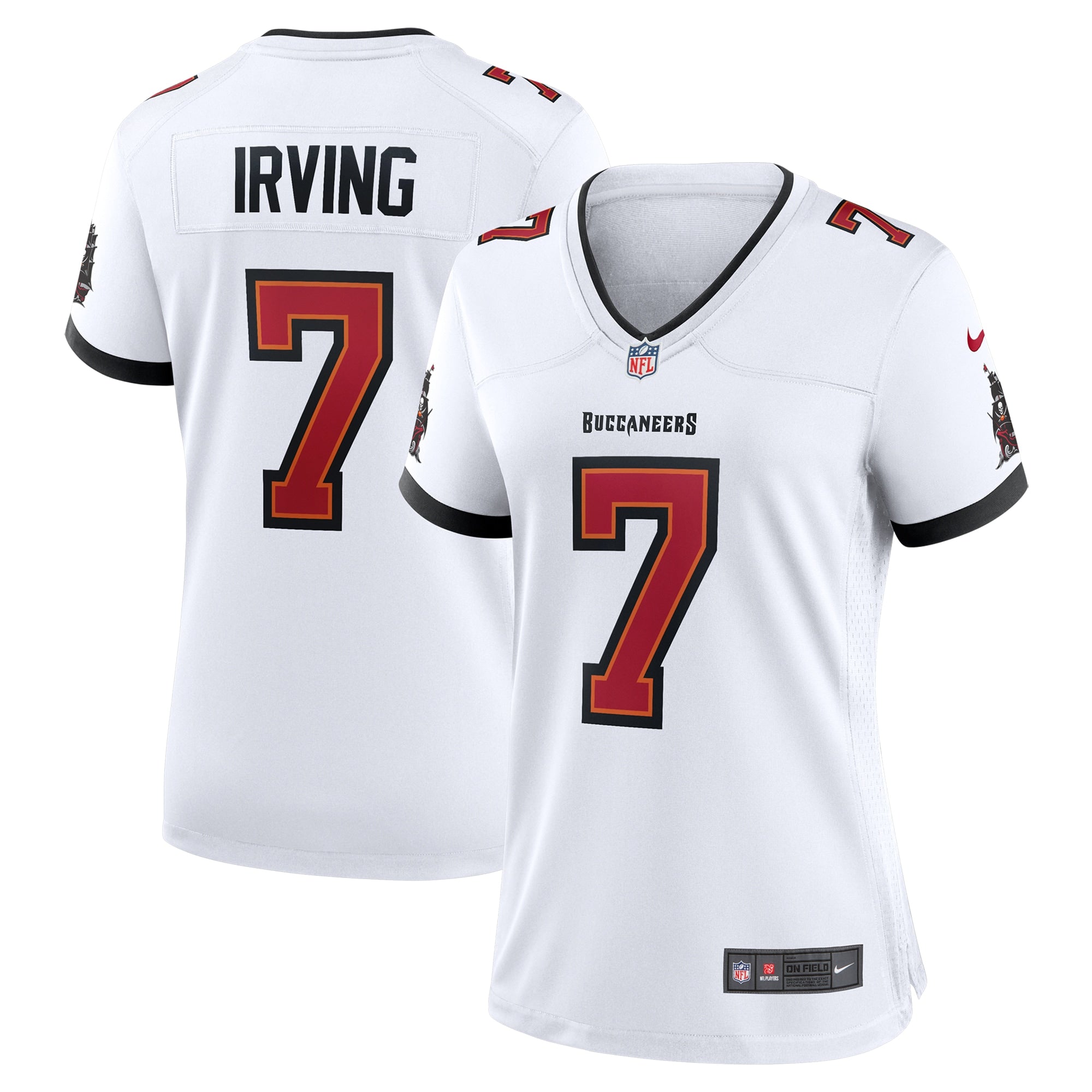 Bucky Irving Tampa Bay Buccaneers Nike Women's Alternate Game Jersey - Pewter/Red/White - Image 8