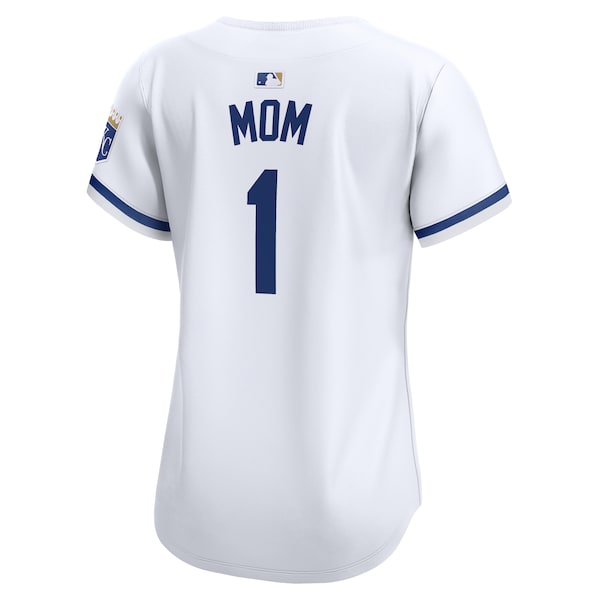 Kansas City Royals Nike Women's #1 Mom Home Limited Jersey - White - Image 3