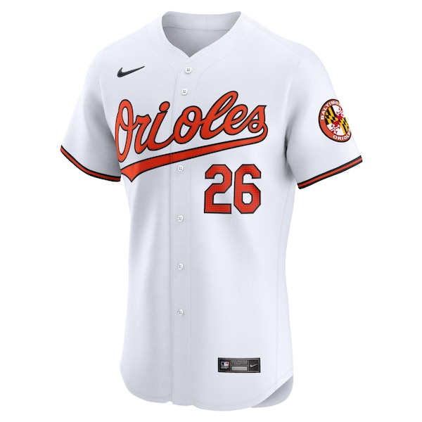 Ryan McKenna Baltimore Orioles Nike Home Elite Player Jersey - White - Image 2