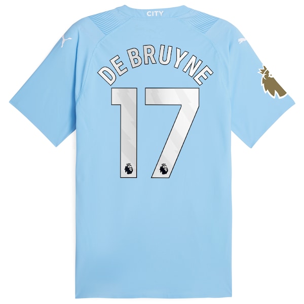 Kevin De Bruyne Manchester City Puma 2023/24 Authentic Player Jersey - Sky Blue - Image 3