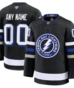 Alternative view of Tampa Bay Lightning  Alternate Premium Custom Jersey - Black/Blue/White