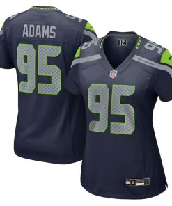 Myles Adams Seattle Seahawks Nike Women's Team Game Jersey -  College Navy