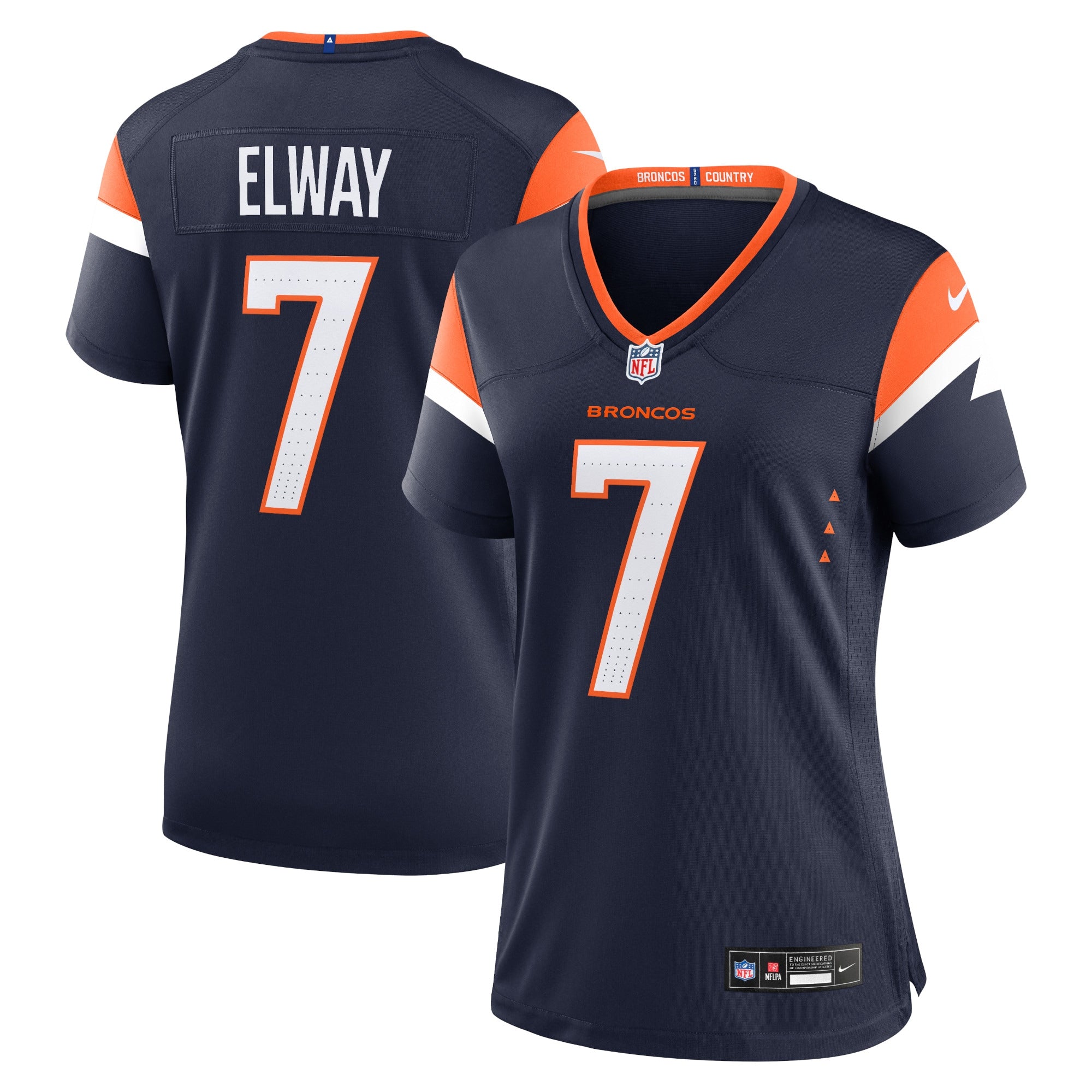 John Elway Denver Broncos Nike Women's Retired Player Game Jersey - Orange - Image 5