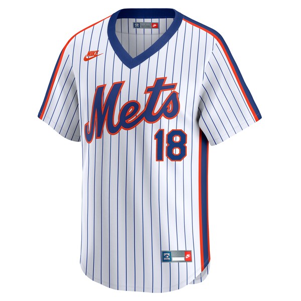Darryl Strawberry New York Mets Nike Throwback Cooperstown Collection Limited Jersey - White - Image 2