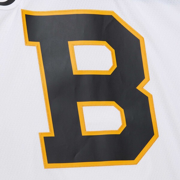 Cam Neely Boston Bruins 1991/92 Alternate Captain Blue Line Player Jersey - White - Image 6