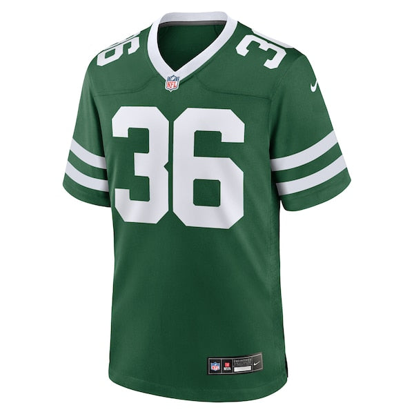 Khalil Herbert New York Jets Nike Team Game Jersey - Legacy Green - Image 2