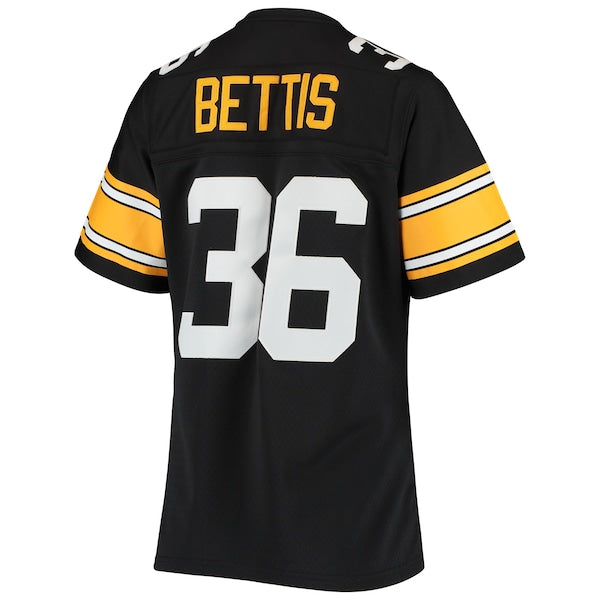 Jerome Bettis Pittsburgh Steelers Women's 1996 Legacy Replica Jersey - Black - Image 3