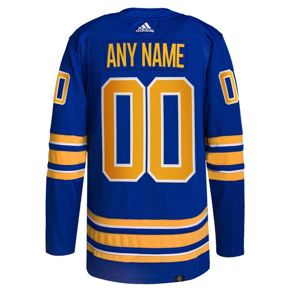 Buffalo Sabres adidas Home Primegreen Authentic Custom Jersey - Royal - Image 3