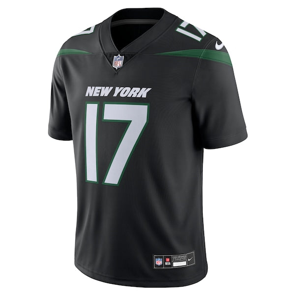 Garrett Wilson New York Jets Nike Alternate Vapor Untouchable Limited Jersey - Stealth Black - Image 3