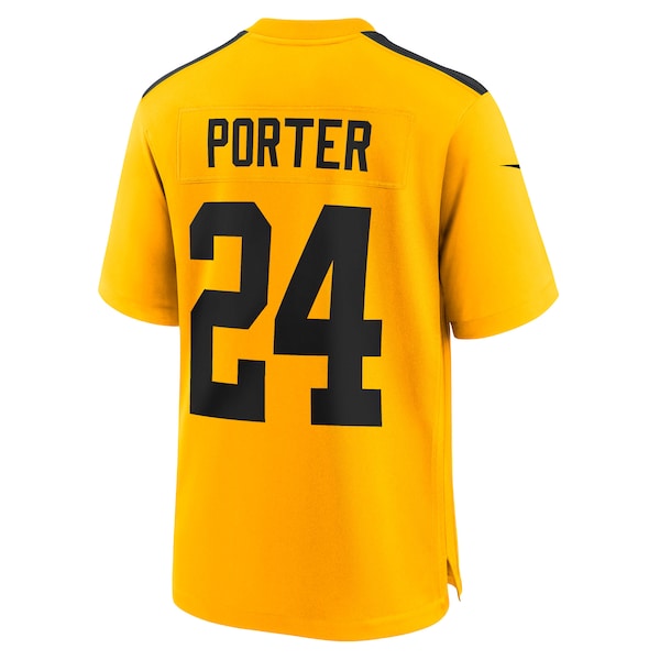 Joey Porter Jr. Pittsburgh Steelers Nike Youth Alternate 1933 Throwback Game Jersey - Gold - Image 3