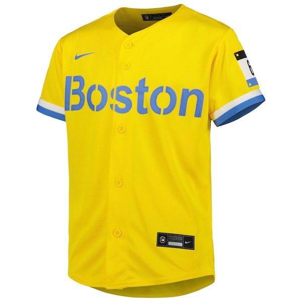 David Ortiz Boston Red Sox Nike Youth City Connect Replica Player Jersey - Gold - Image 2