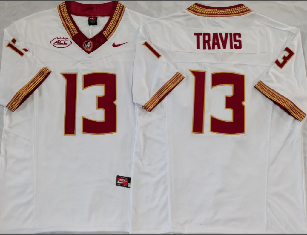 Jordan Travis NCAA Florida State Seminoles Nike Vapor Limited Jersey