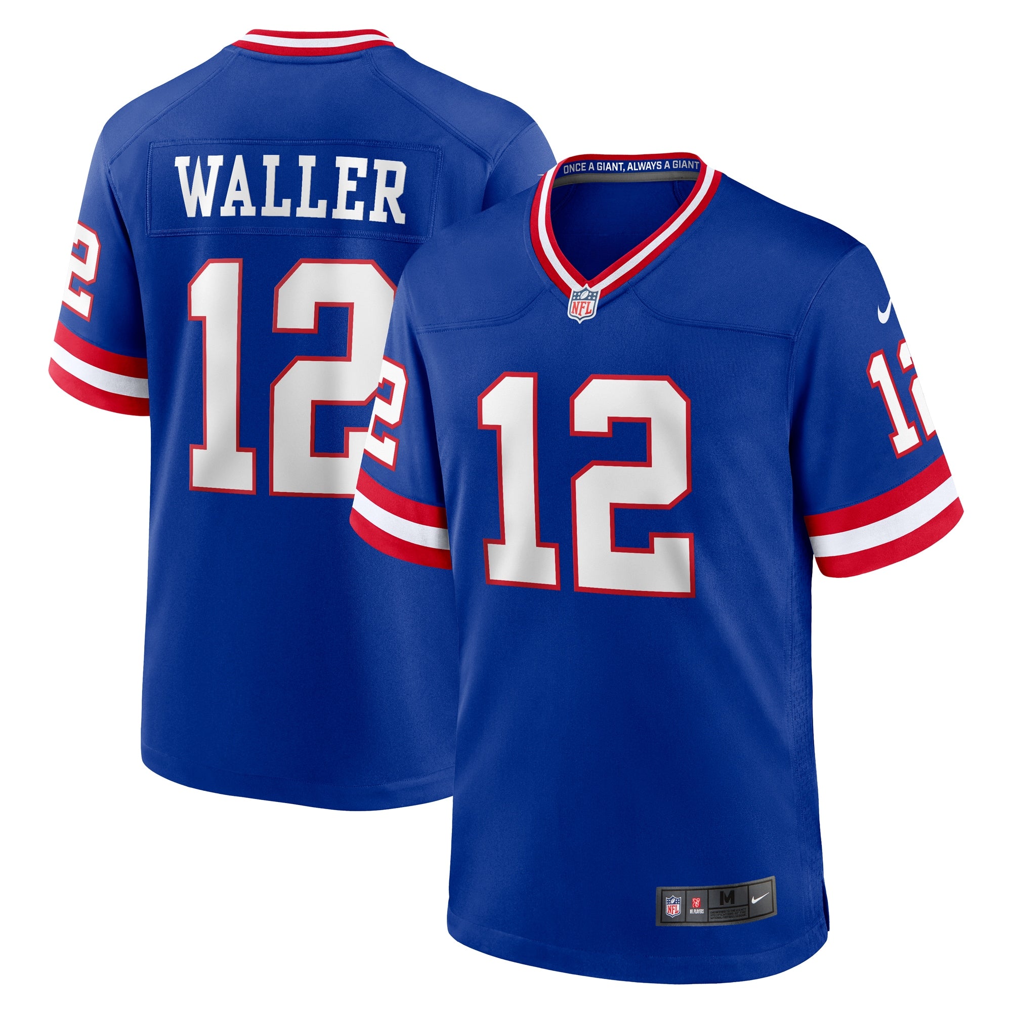 Darren Waller New York Giants Nike Away Game Jersey - White/Royal - Image 5