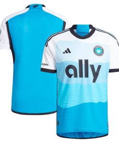 Charlotte FC adidas 2024 The Carolina Kit: Explore Authentic Jersey - Blue