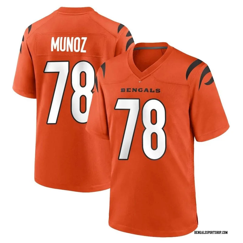 Anthony Mu?oz Cincinnati Bengals Nike Throwback Limited Jersey - Orange