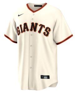Alternative view of Justin Verlander San Francisco Giants Nike Home Replica Jersey - Cream