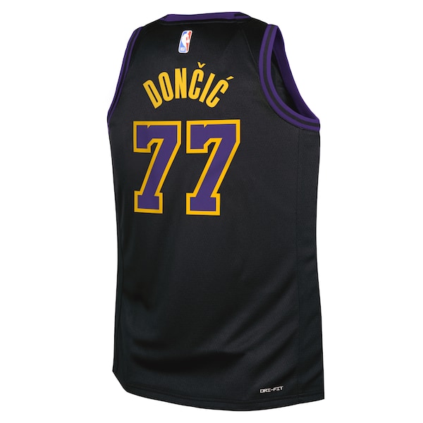 Luka Don?i? Los Angeles Lakers Nike Youth 2025/26 City Edition Swingman Jersey - Black - Image 3