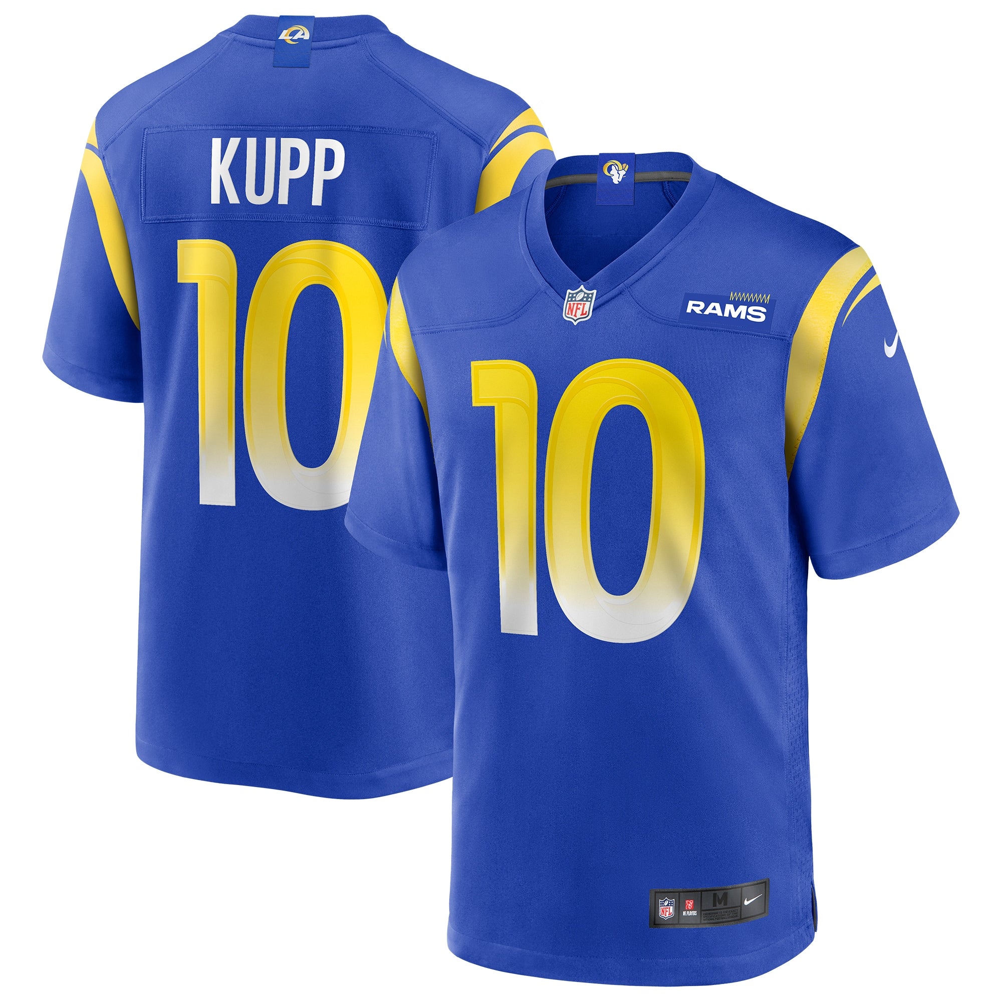 Cooper Kupp Los Angeles Rams Nike Game Jersey - Bone/Royal/White - Image 12