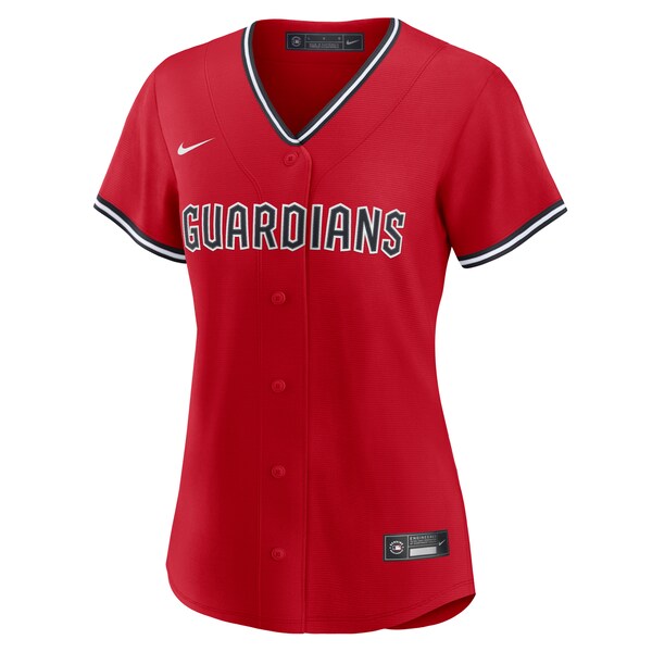 Cleveland Guardians Nike Women's Alternate 2 Replica Jersey - Red/Navy - Image 3