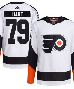 Carter Hart Philadelphia Flyers adidas Reverse Retro 2.0 Authentic Player Jersey - White